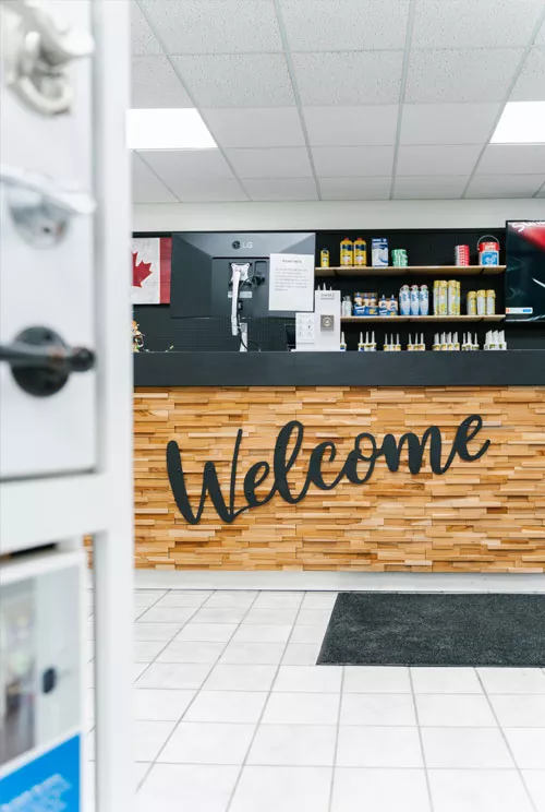 Reception desk at Regional Doors & Hardware